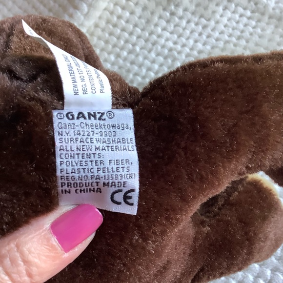 Ganz Webkinz Plush Mocha Pup HM348 Puppy Dog Stuffed Animal Toy No Code - Picture 13 of 16